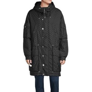 Brand new never worn Balmain Monogram Hooded Parka
